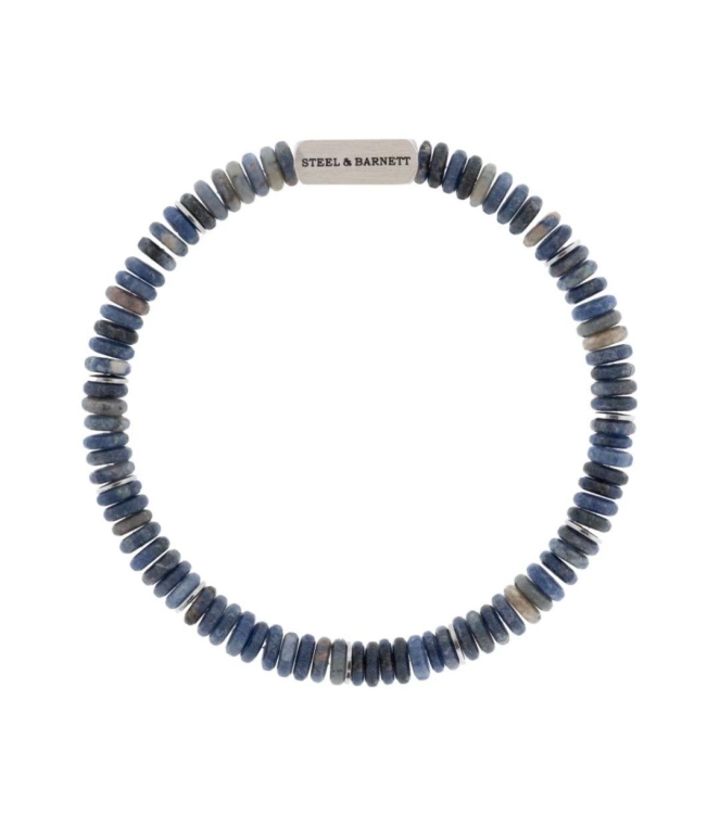 Steel and Barnett Stones Bracelet SBTT/002 Matt Sodalite