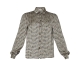Liu Jo LiuJo Satin Stampato Blouse Natural Geom.Chain