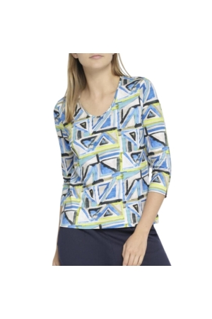 Golle Haug T-Shirt LOS 3/4 Arm 640 Azur