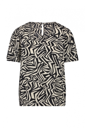 Label Dot Alexia 951 Zwart / Zand