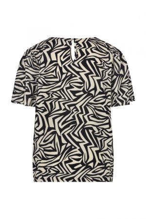 Label Dot Alexia 951 Zwart / Zand