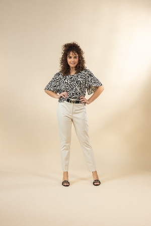 Label Dot Alexia 951 Zwart / Zand