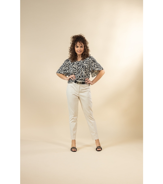 Label Dot Alexia 951 Zwart / Zand