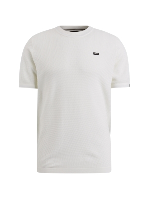 Vanguard Short sleeve r-neck cotton modal 7007 Black de blanc