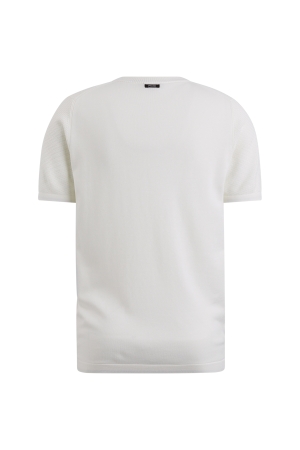 Vanguard Short sleeve r-neck cotton modal 7007 Black de blanc