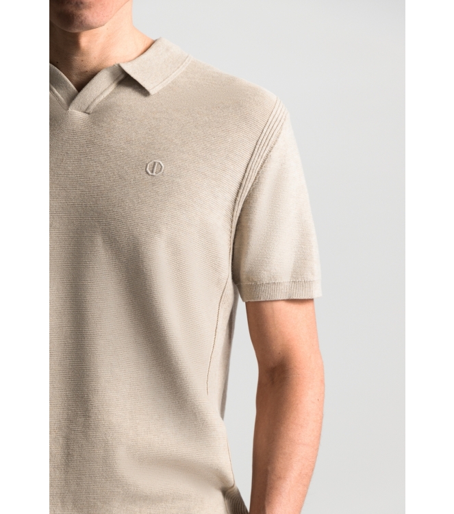 Dstrezzed Mercury Short Sleeve Polo 262 Desert Brown