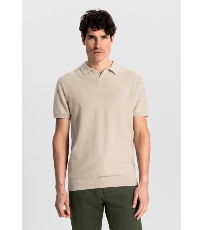 Dstrezzed Mercury Short Sleeve Polo 262 Desert Brown