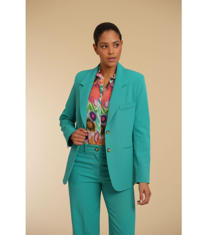 Geisha Blazer solid 615 Teal