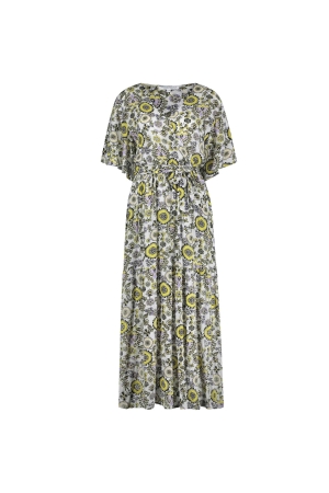 Tramontana Dress White Ornaments Print Whites