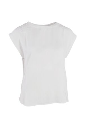 Yaya Fabric mix top Off white