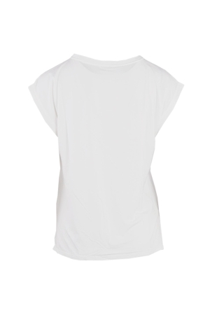 Yaya Fabric mix top Off white