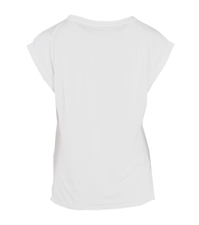 Yaya Fabric mix top Off white