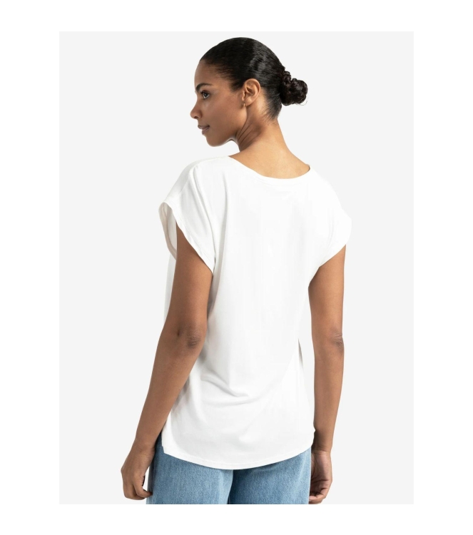 Yaya Fabric mix top Off white