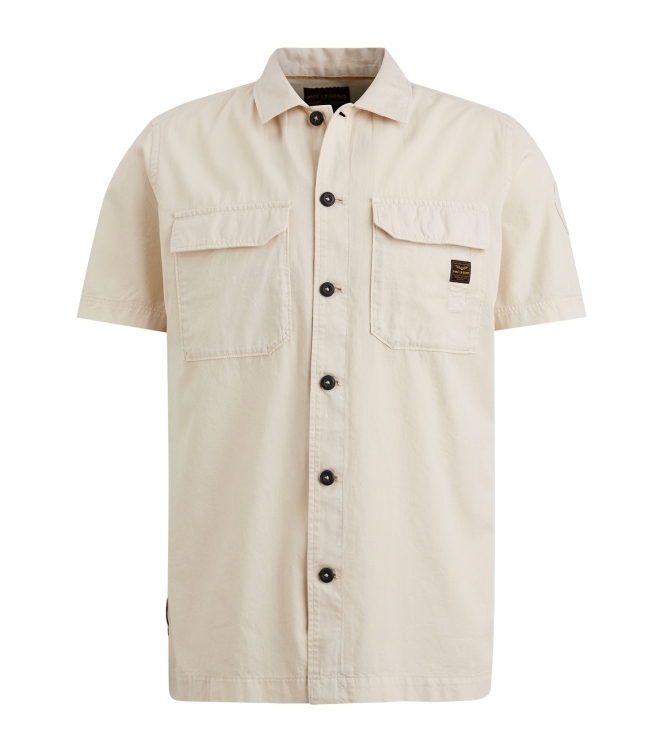 PME Legend Short Sleeve Shirt Ctn  bedford 7013 Bone White