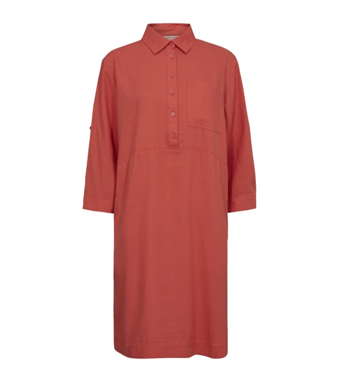 Freequent jurk Hot Coral