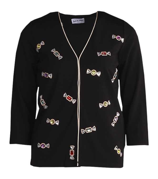 Leo en Ugo TEJT672 Twin Set Black