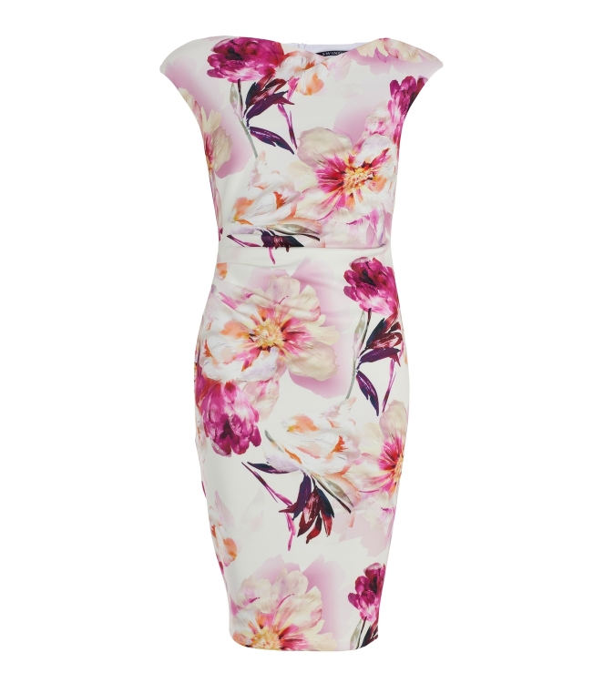 Swing Scuba Jurk 452 Red violet