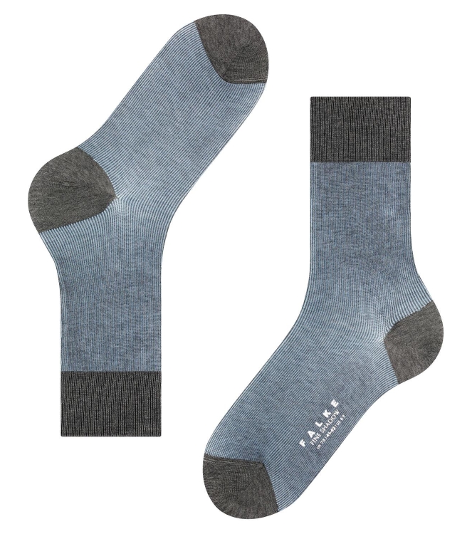 Falke FALKE Fine Shadow SO 3196 Grey blue