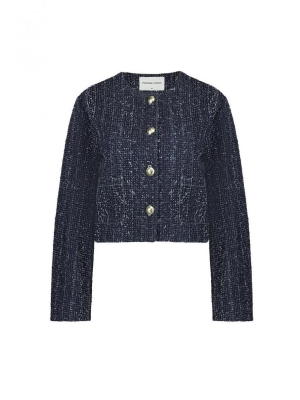 Fabienne Chapot Davis Denim Blazer 3622 Dark Indigo