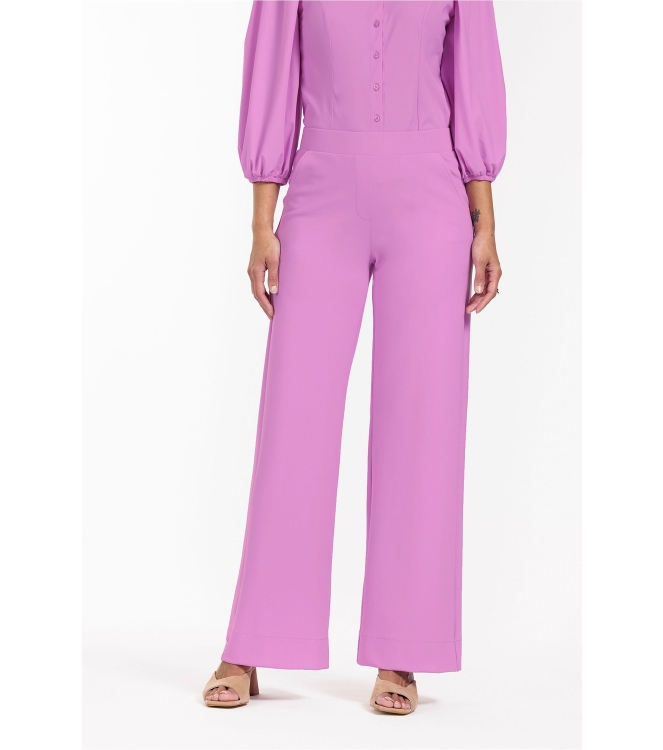 Studio Anneloes Luz bonded trousers 4600 lila pink