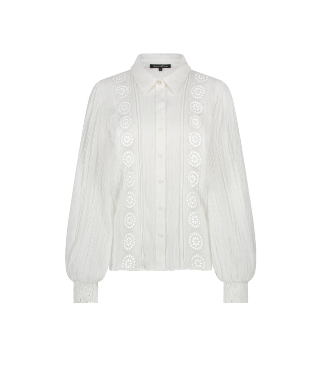 Tramontana Blouse Lace Tapes 001100 Off white