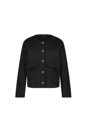 Tramontana Jacket Tweed Uni 009000 Black