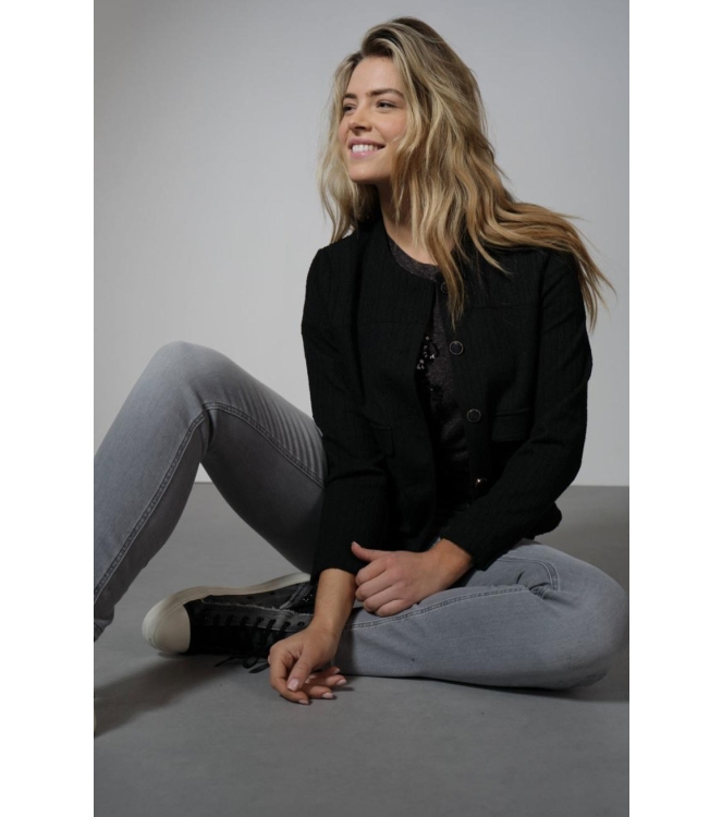 Tramontana Jacket Tweed Uni 009000 Black