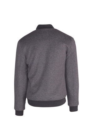 Profuomo OUTERW BMBR KNIT JACK L GREY Light grey