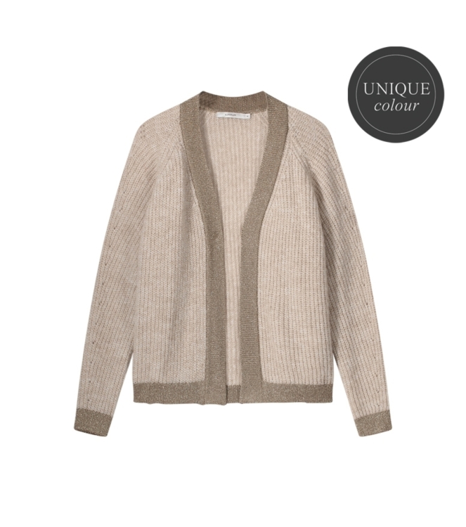 Summum Woman Cardigan airy alpaca blend knit 122 Ivory