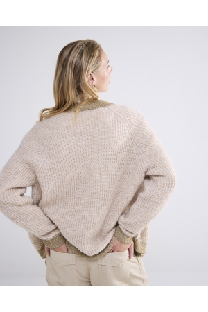 Summum Woman Cardigan airy alpaca blend knit 122 Ivory