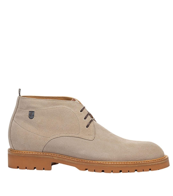 Floris van Bommel Floris Casual Taupe Suede Taupe