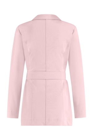 Studio Anneloes Jade bonded buckle blazer 1900 Pale pink