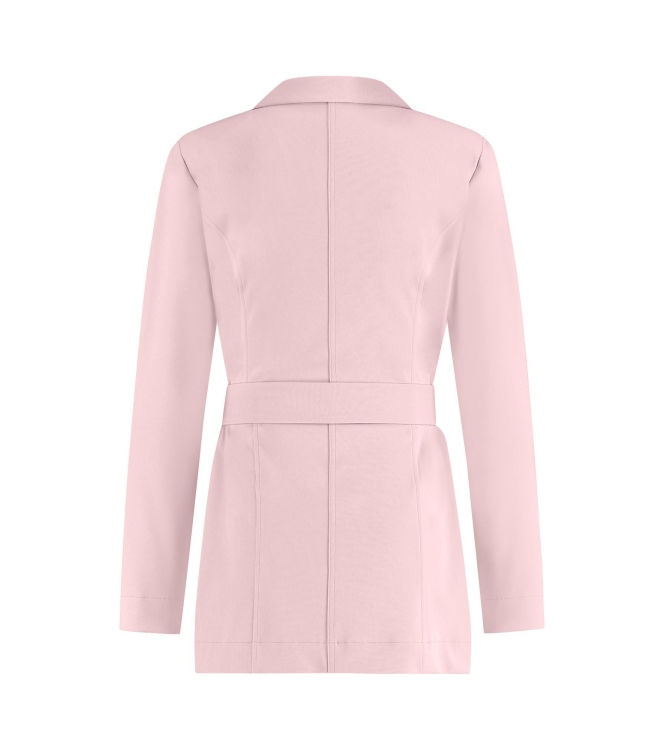 Studio Anneloes Jade bonded buckle blazer 1900 Pale pink