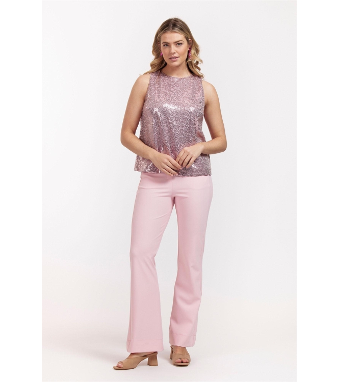 Studio Anneloes Ebony pailet top 1900 Pale pink