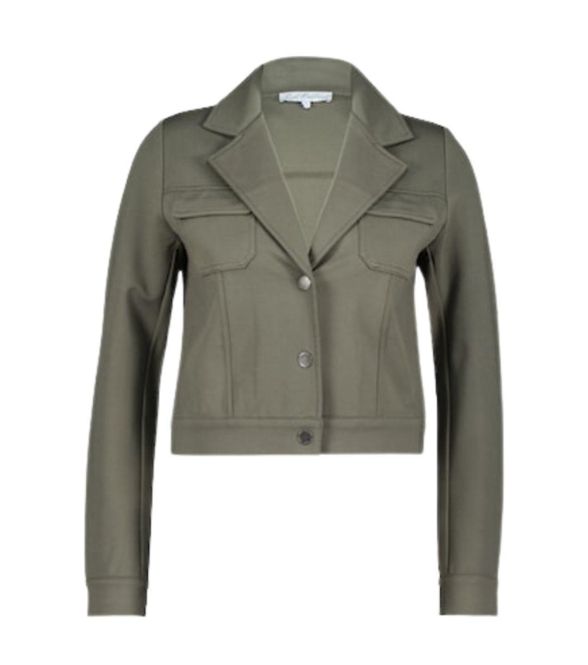 Red Button Jacket Jill punta Dark Khaki