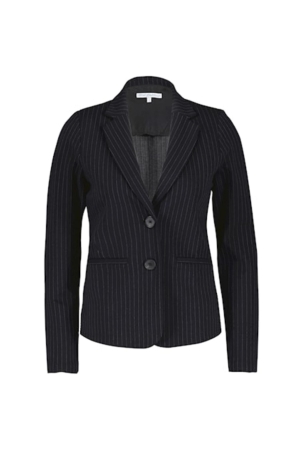 Red Button Blazer Babs punta pinstripe Black
