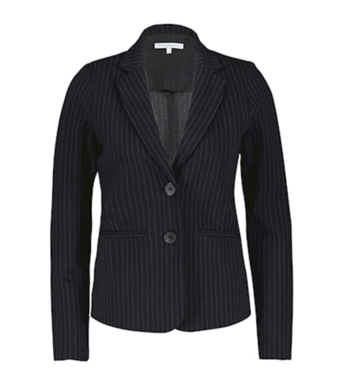Red Button Blazer Babs punta pinstripe Black