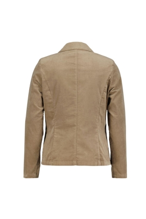 Red Button Blazer Babs velvet Clay