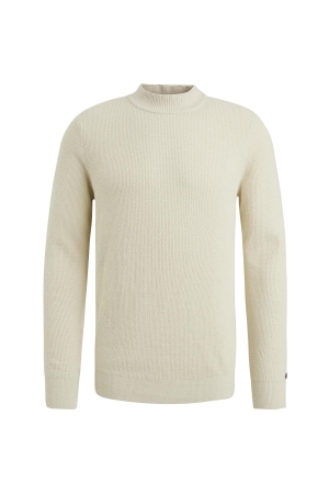 Cast Iron Mock neck fine boucle 7014 Silver birch