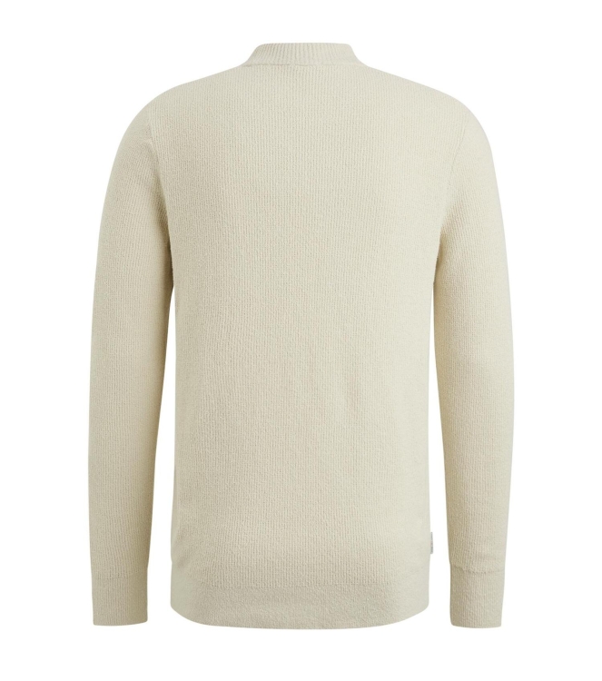 Cast Iron Mock neck fine boucle 7014 Silver birch