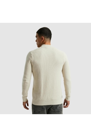 Cast Iron Mock neck fine boucle 7014 Silver birch