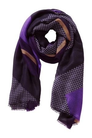 Betty Barclay Schals 6872 Purple/beige