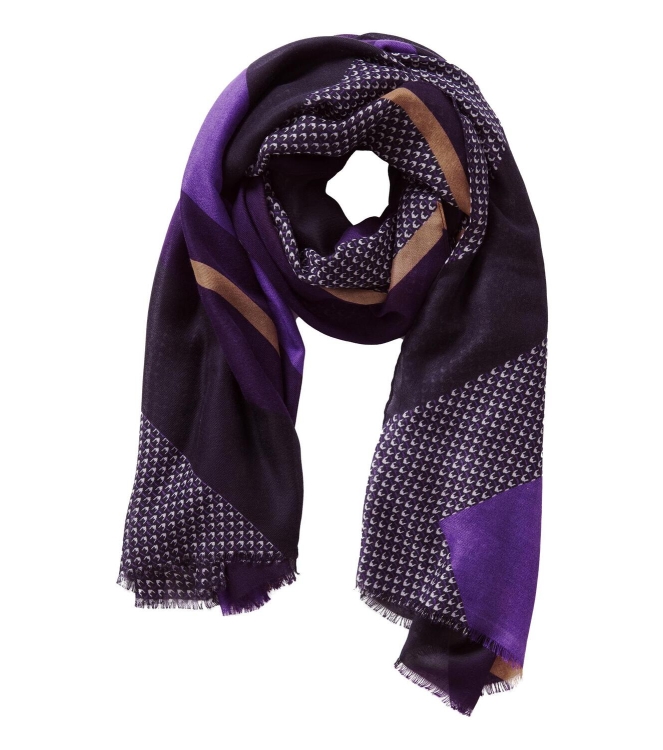 Betty Barclay Schals 6872 Purple/beige