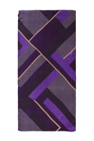 Betty Barclay Schals 6872 Purple/beige