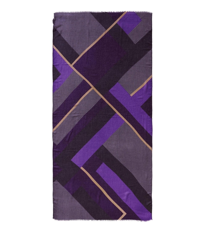 Betty Barclay Schals 6872 Purple/beige