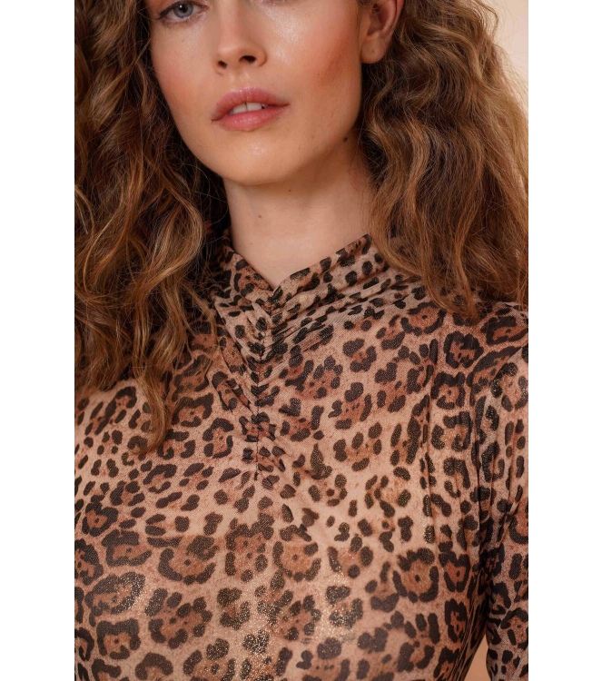 Geisha Top with col 999 Black/sand