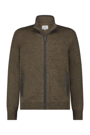 State of Art Cardigan Plain - Nyl Cognac