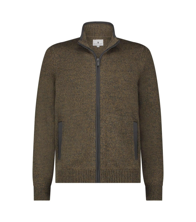 State of Art Cardigan Plain - Nyl Cognac