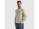 PME Legend R-neck cotton rib melee knit 7013 Bone white