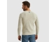 PME Legend R-neck cotton rib melee knit 7013 Bone white